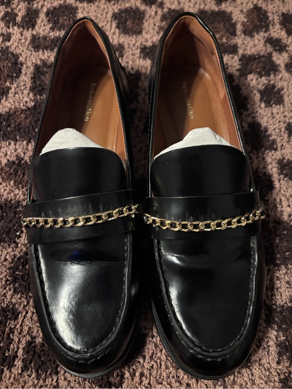 Reformation Adina Chain Loafers